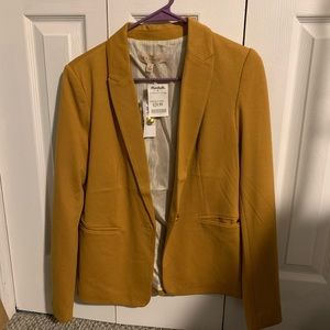 NWT Philosophy Mustard-Colored Blazer